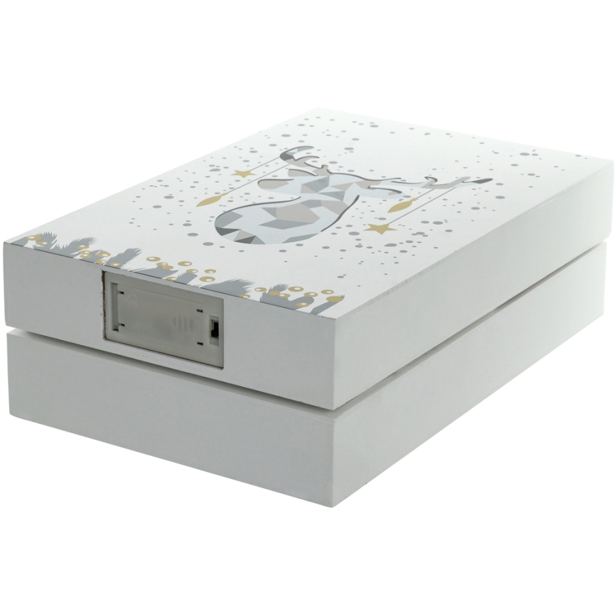 Kalendarz adwentowy LED LED/2xAAA ciepła biel