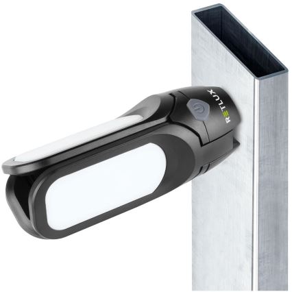 Ładowalna latarka kempingowa LED z panelem solarnym — 3 W, akumulator 1600 mAh, IPX4