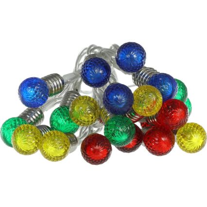 Lampki choinkowe LED 20xLED/2xAA/ciepła biała 1,8m żarówki