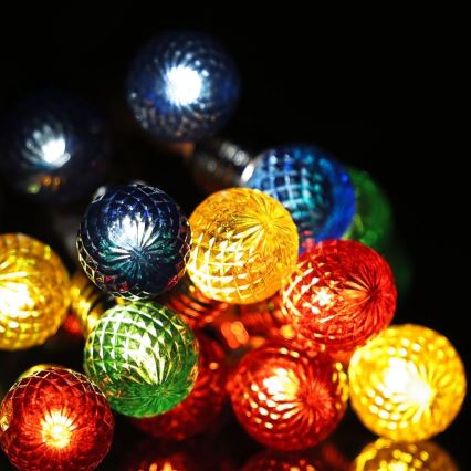Lampki choinkowe LED 20xLED/2xAA/ciepła biała 1,8m żarówki