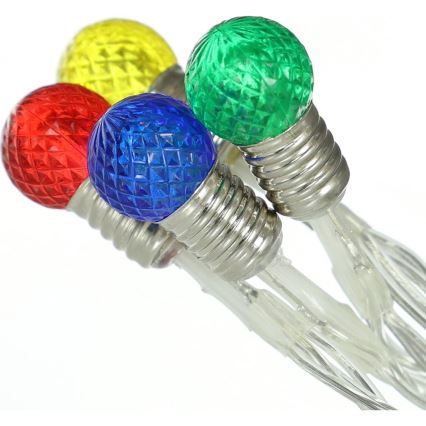 Lampki choinkowe LED 20xLED/2xAA/ciepła biała 1,8m żarówki
