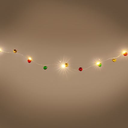 Łańcuch świetlny LED 40 diod, zasilanie 3×AA, długość 4,3 m, ciepła biel