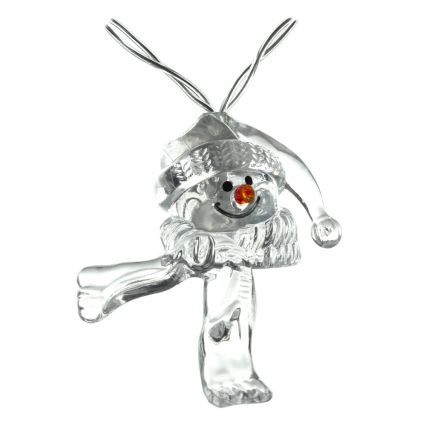 Girlanda LED 10 diod/2xAA/ciepła biel 1,65 m bałwanki