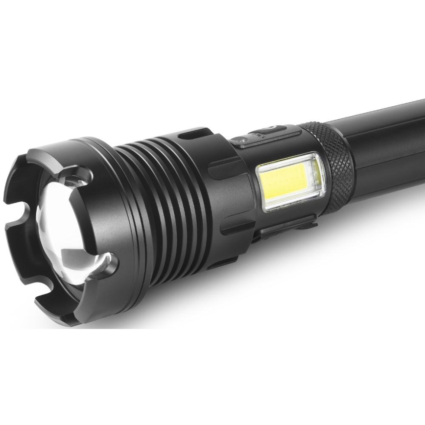 LED Akumulatorowa aluminiowa latarka z funkcją powerbanku LED/4400 mAh 2200 lm IP44