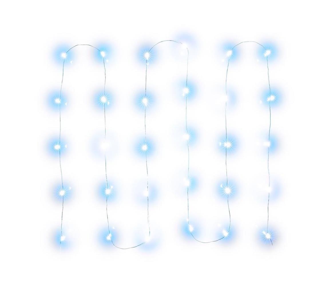 - LED Łańcuch bożonarodzeniowy 30xLED/3xAA 3,3m zimna biel