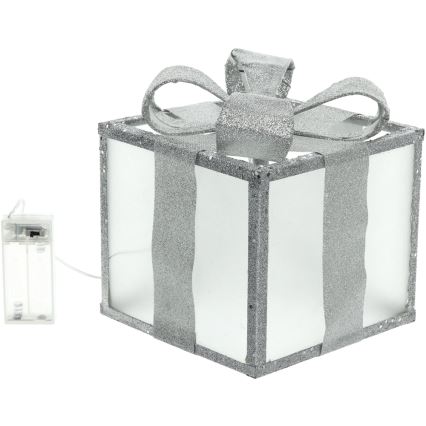 LED Dekoracja bożonarodzeniowa LED/2xAA 15 cm prezent