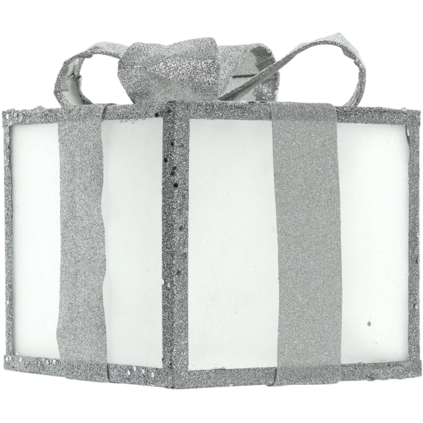 LED Dekoracja bożonarodzeniowa LED/2xAA 15 cm prezent