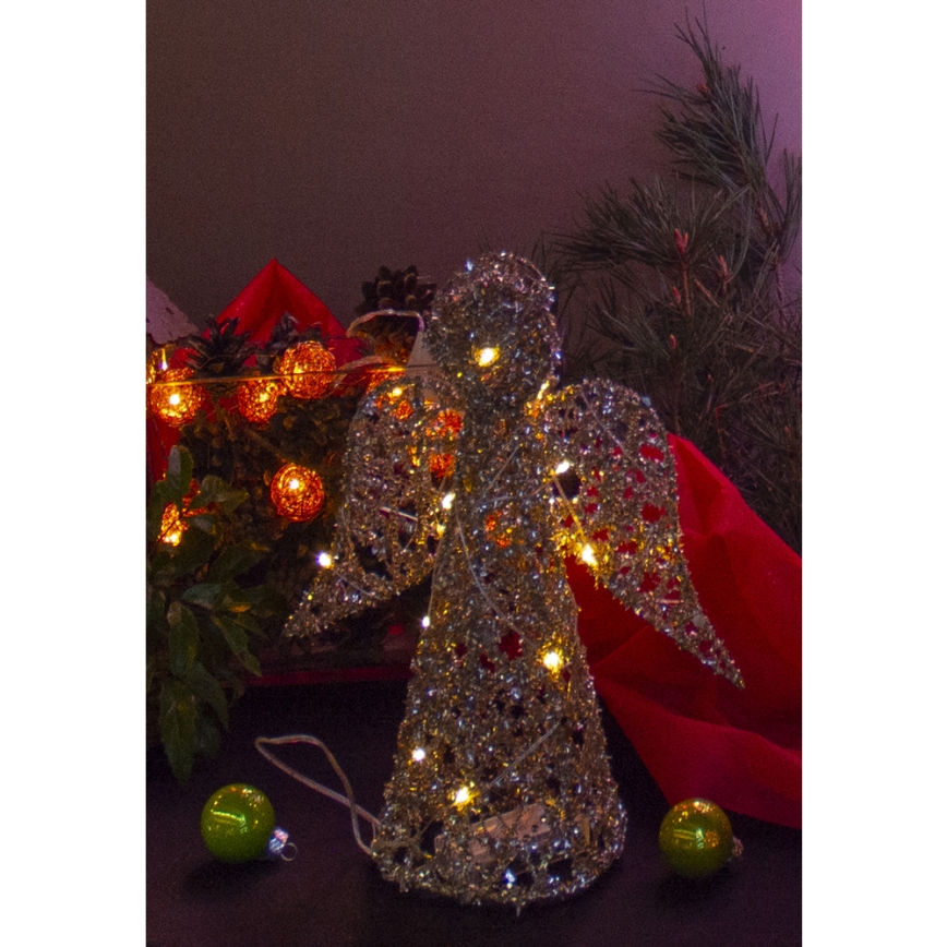 LED Dekoracja bożonarodzeniowa LED/2xAA anioł
