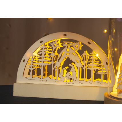 LED Dekoracja bozonarodzeniowa LED/2xAA ciepła biel