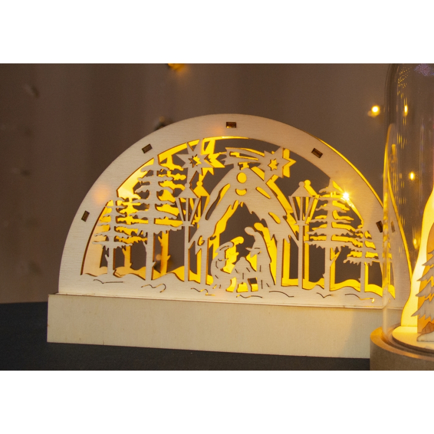 LED Dekoracja bozonarodzeniowa LED/2xAA ciepła biel