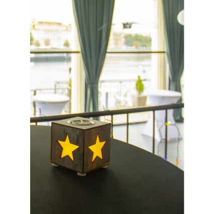 LED Dekoracja bożonarodzeniowa LED/2xAAA gwiazda