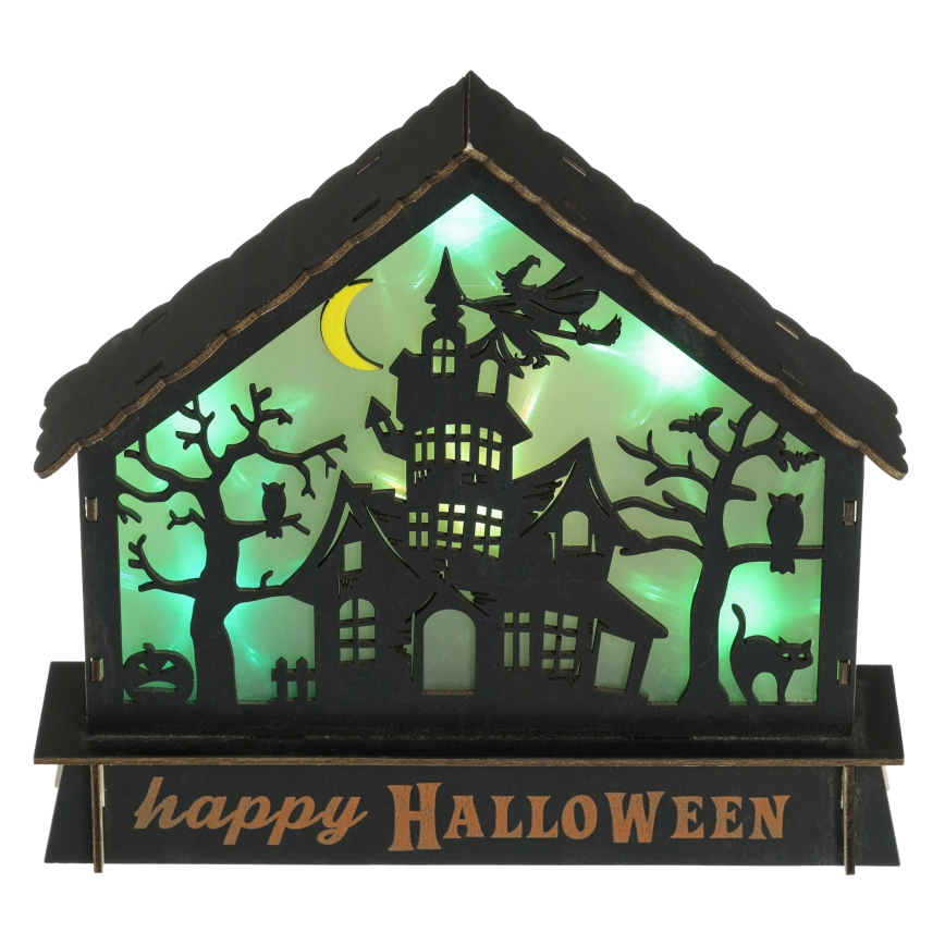 LED Dekoracja HALLOWEEN LED/2xAA/wielobarwna nawiedzony dom