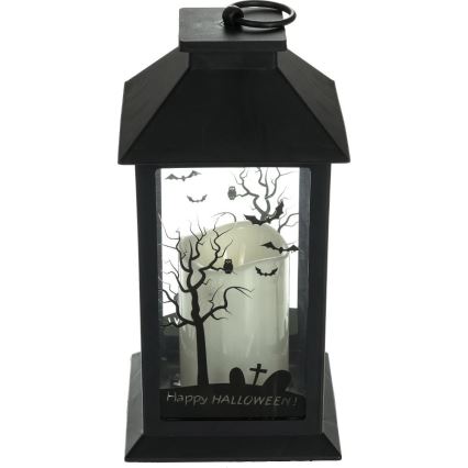 LED Dekoracja HALLOWEEN LED/3xAAA/ciepła biel lampion