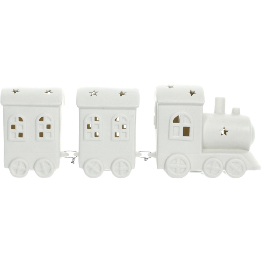 LED Dekoracja porcelanowa LED/3xLR44 pociąg