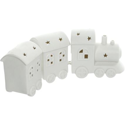 LED Dekoracja porcelanowa LED/3xLR44 pociąg