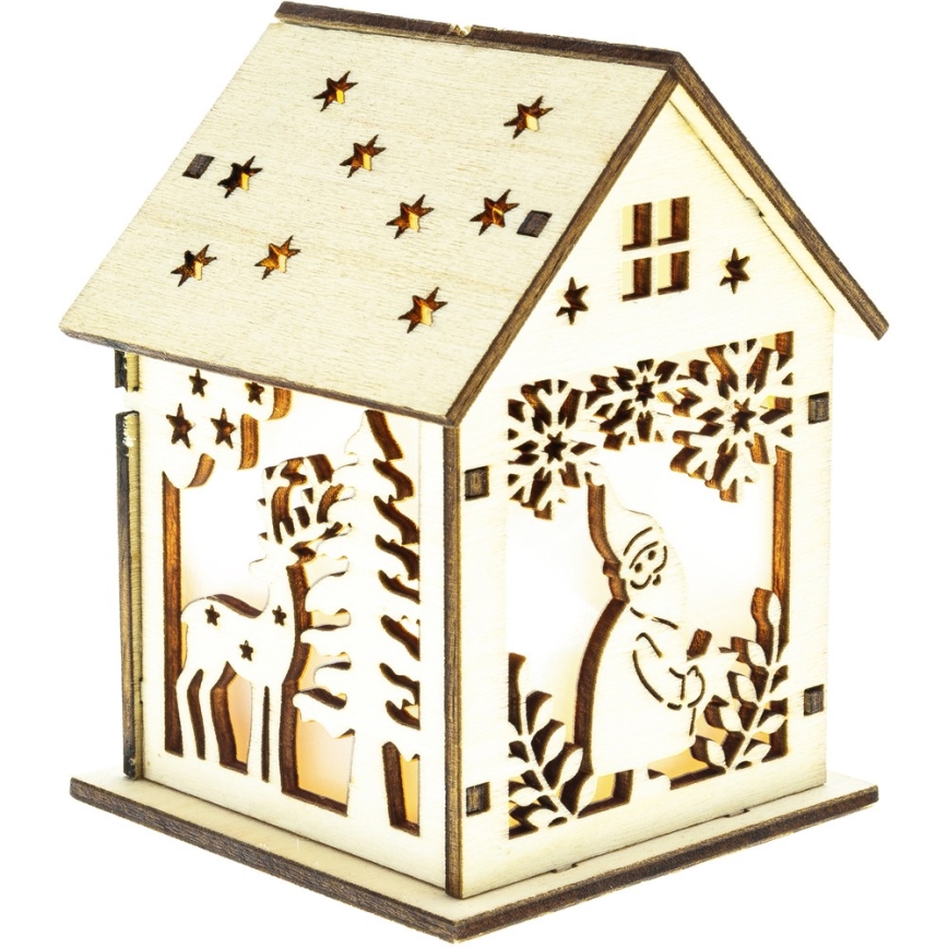 Świąteczna dekoracja LED/2xLR44 ciepła biel