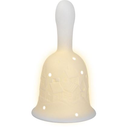 LED Dekoracja świąteczna LED/2xLR44/ciepła biel dzwon