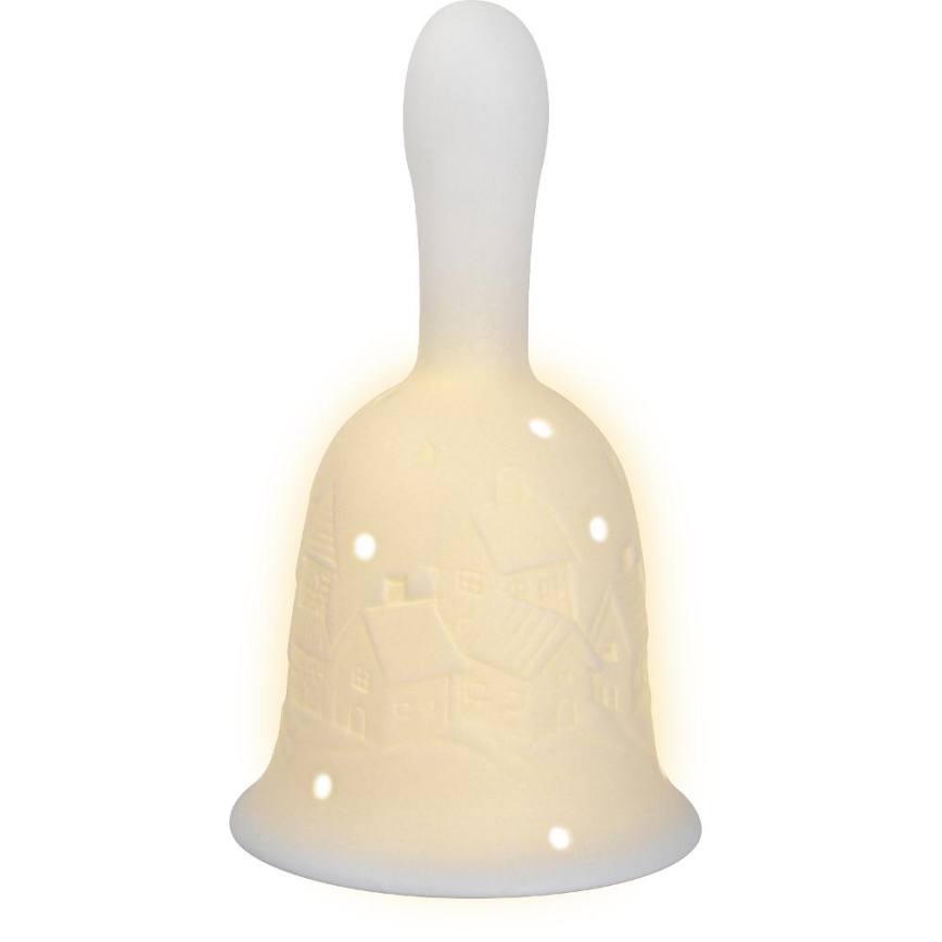 LED Dekoracja świąteczna LED/2xLR44/ciepła biel dzwon