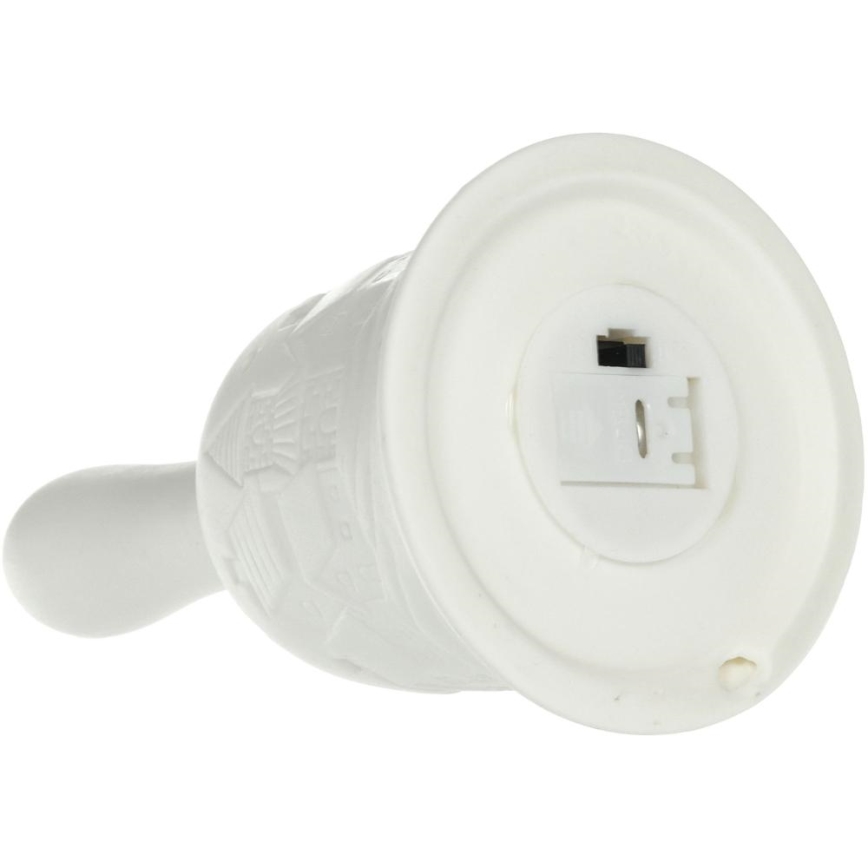 LED Dekoracja świąteczna LED/2xLR44/ciepła biel dzwon