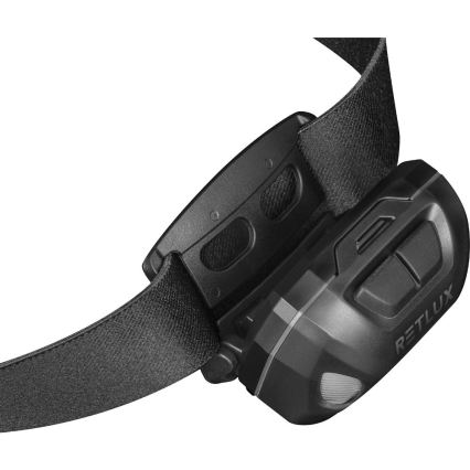 Ładowalna czołówka LED/3W/1200 mAh IP44 czarna