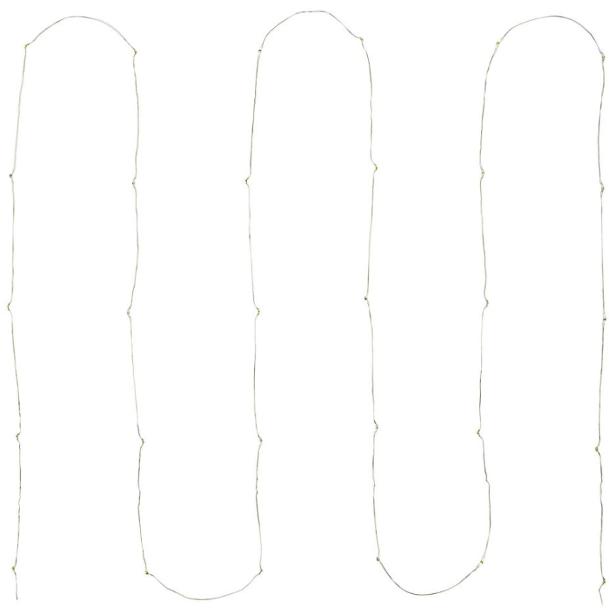 LED Łańcuch bożonarodzeniowy 30xLED/2xAA 3,3m wielobarwny