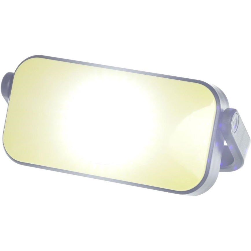 Latarka robocza LED z funkcją powerbanku, 4400 mAh, IP44, żółta/czarna