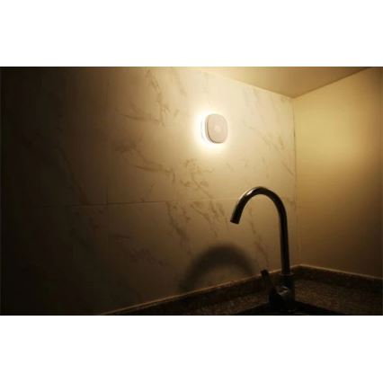 LED Oświetlenie orientacyjne z czujnikiem LED/0,45W/3xAAA 3000K białe