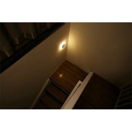 LED Oświetlenie orientacyjne z czujnikiem LED/0,45W/3xAAA 3000K białe