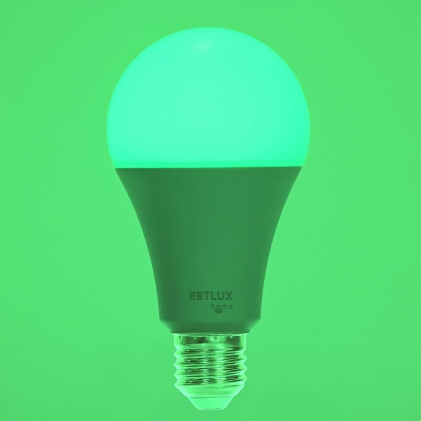 Żarówka LED RGBW ściemnialna A70 E27/14W/230V 2700-6500K Wi-Fi Tuya