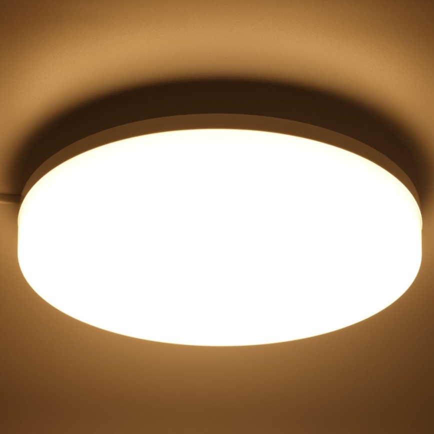 LED RGBW ściemnialna lampa sufitowa do łazienki LED/20W/230V Wi-Fi IP44 biała