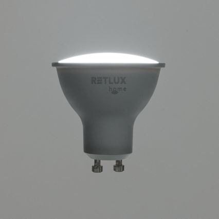 LED RGBW ściemnialna żarówka MR16 GU10/4,5W/230V 2700-6500K Wi-Fi Tuya