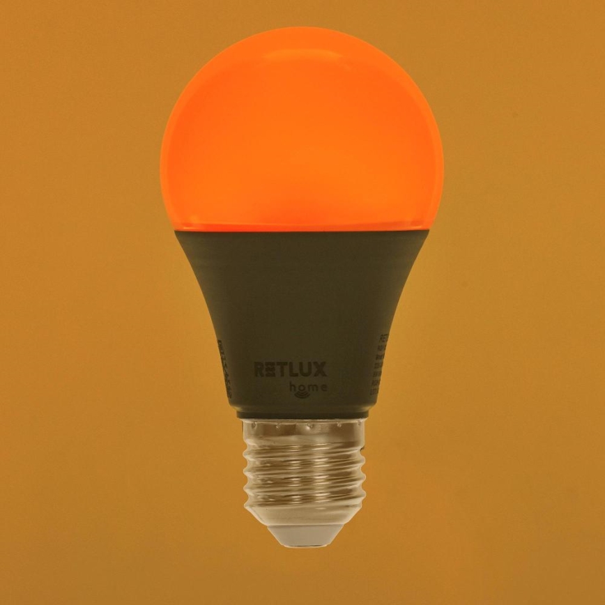 Żarówka LED RGBW ściemnialna A60 E27/9W/230V 2700-6500K Wi-Fi Tuya