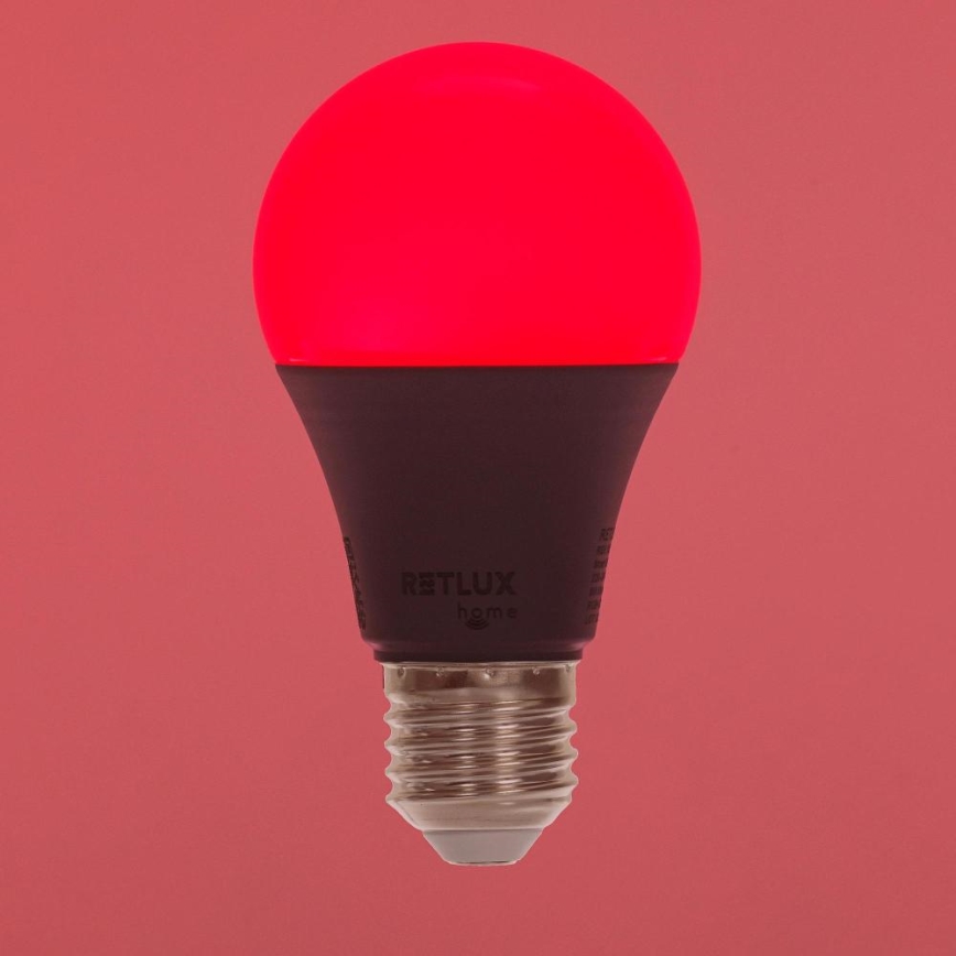 Żarówka LED RGBW ściemnialna A60 E27/9W/230V 2700-6500K Wi-Fi Tuya