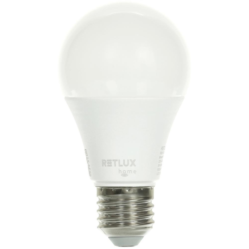Żarówka LED RGBW ściemnialna A60 E27/9W/230V 2700-6500K Wi-Fi Tuya