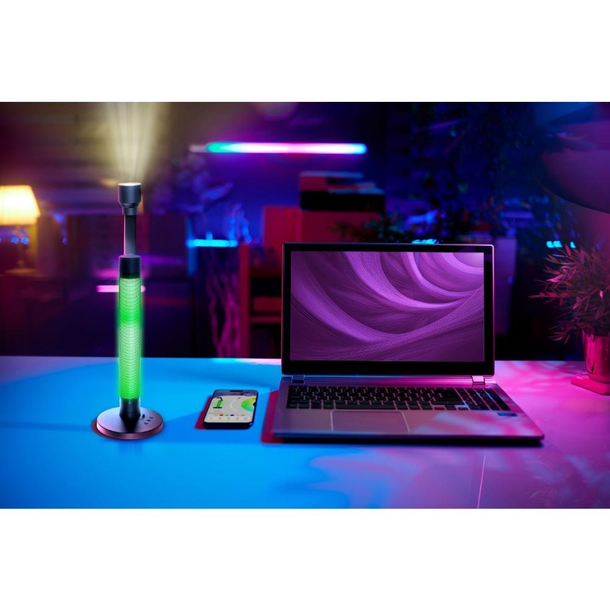 LED RGBW Lampa ściemnialna stołowa LED/10W/5V 2700-6000K Wi-Fi Tuya + zdalne sterowanie