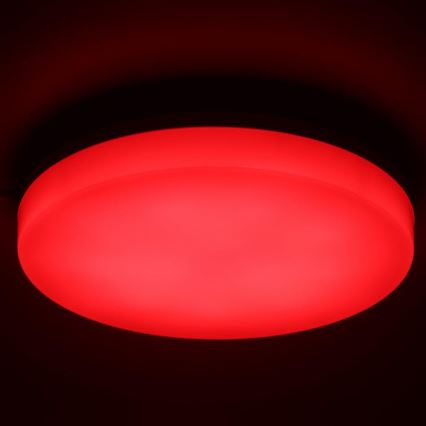 LED RGBW Plafon łazienkowy ściemnialny LED/20W/230V Wi-Fi IP44 biały