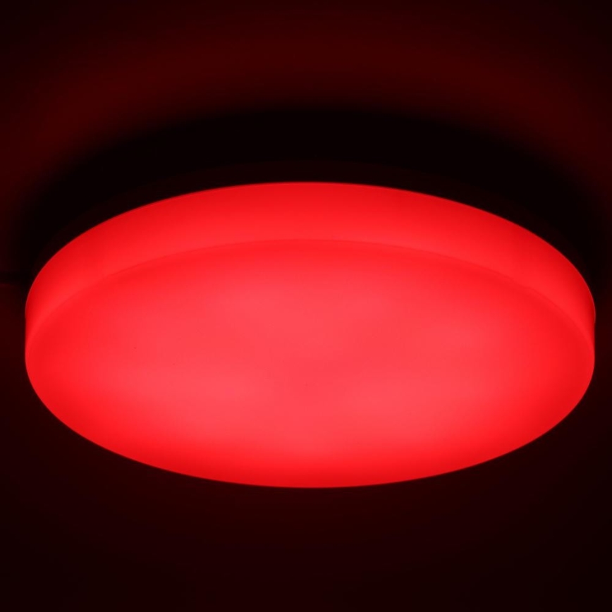 LED RGBW Plafon łazienkowy ściemnialny LED/20W/230V Wi-Fi IP44 biały