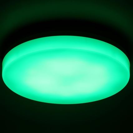 LED RGBW Plafon łazienkowy ściemnialny LED/20W/230V Wi-Fi IP44 biały