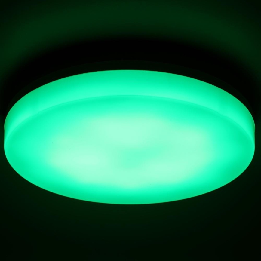 LED RGBW Plafon łazienkowy ściemnialny LED/20W/230V Wi-Fi IP44 biały