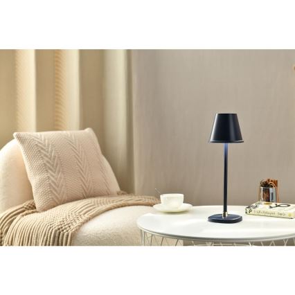 LED Ściemnialna akumulatorowa lampa stołowa LED/3W/1800 mAh ciemnoniebieski