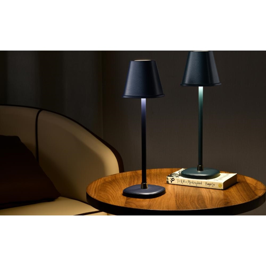LED Ściemnialna akumulatorowa lampa stołowa LED/3W/1800 mAh ciemnoniebieski