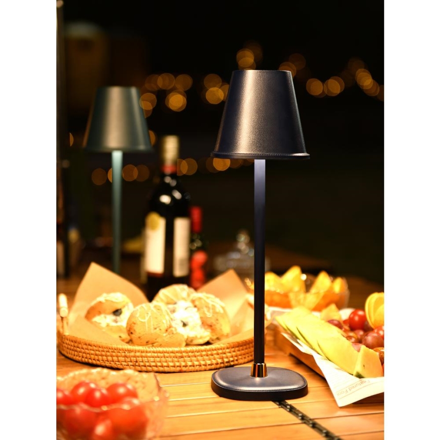 LED Ściemnialna akumulatorowa lampa stołowa LED/3W/1800 mAh ciemnoniebieski
