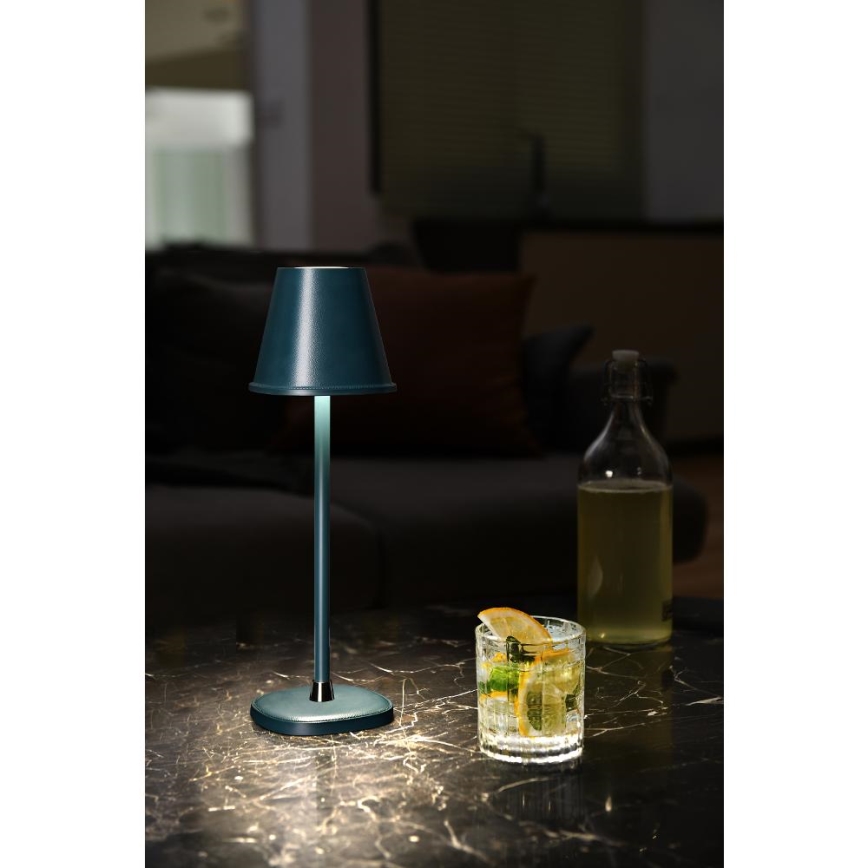 LED Ściemnialna akumulatorowa lampa stołowa LED/3W/1800 mAh ciemnoniebieski
