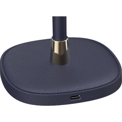 LED Ściemnialna akumulatorowa lampa stołowa LED/3W/1800 mAh ciemnoniebieski