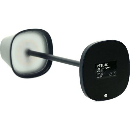 LED Ściemnialna akumulatorowa lampa stołowa LED/3W/1800 mAh ciemnoniebieski
