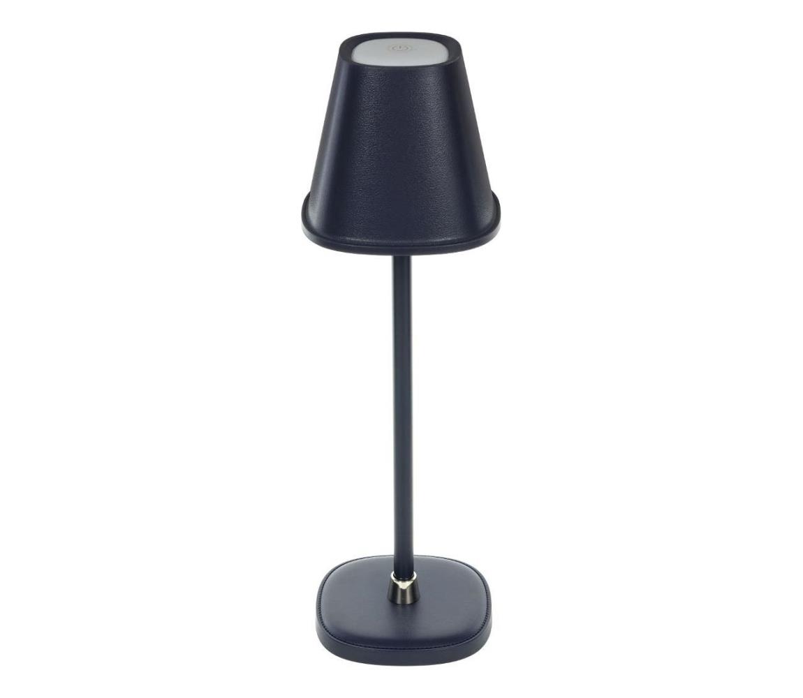 - LED Ściemnialna akumulatorowa lampa stołowa LED/3W/1800 mAh ciemnoniebieski