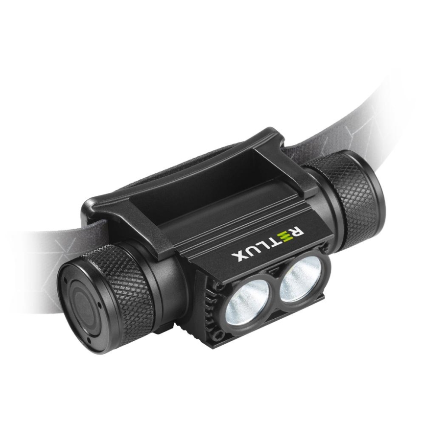 LED Ściemnialna ładowalny aluminiowa czołówka LED/2600 mAh IP65