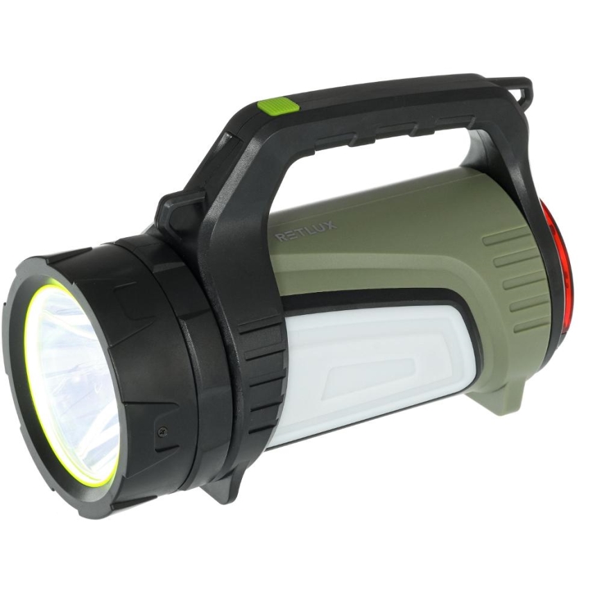 LED Ściemnialna zewnętrzna ładowalna latarka z power bankiem LED/21W/4400mAh IP44