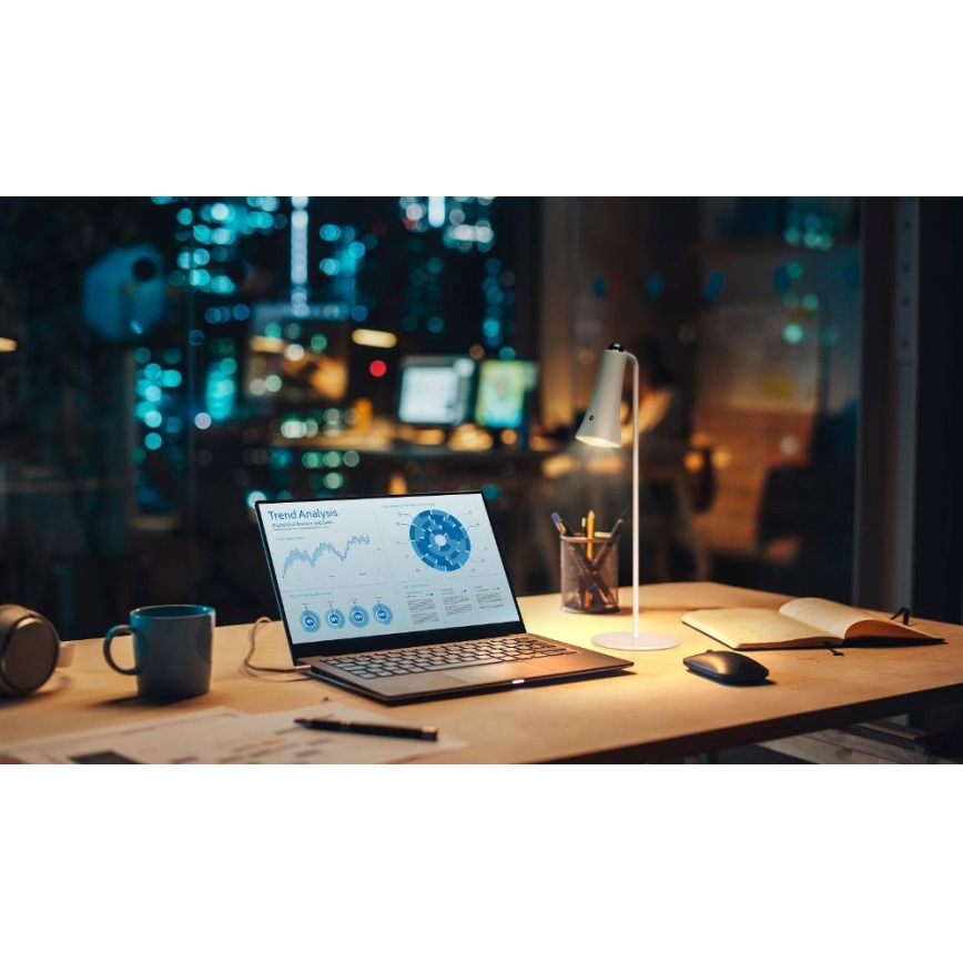 Retlux - LED ściemniana lampka ładowalna 3 w 1 LED/3W/5V 1200 mAh biała