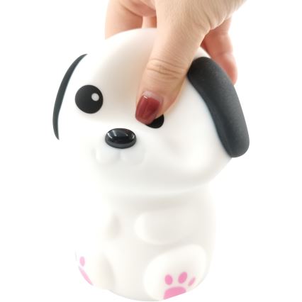 LED Dziecięca lampka nocna ściemnialna LED/0,4W/1000 mAh pies